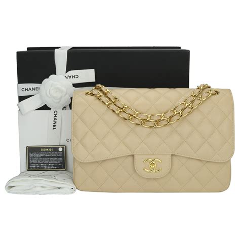 chanel jumbo beige|chanel double flap bag jumbo.